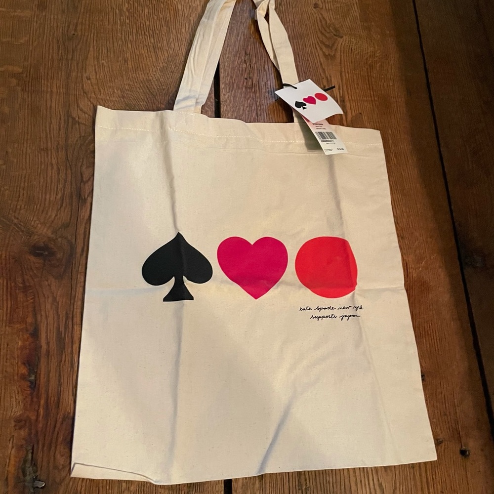 NWT - Kate Spade Loves Japan limited edition canvas tote